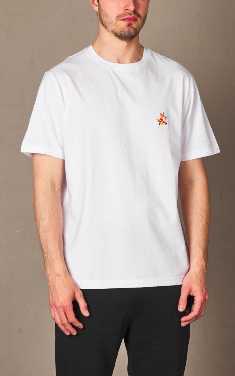 Maison Kitsuné Speedy Fox Patch Comfort T-Shirt White