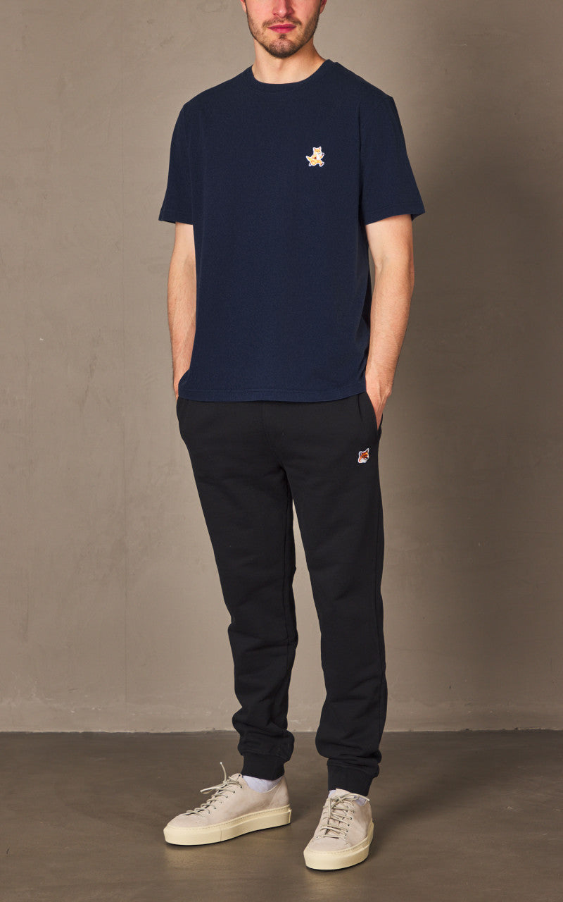 Maison Kitsuné Speedy Fox Patch Comfort T-Shirt Ink Blue