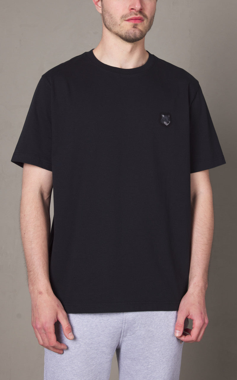Maison Kitsuné Bold Fox Head Patch Comfort T-Shirt Black