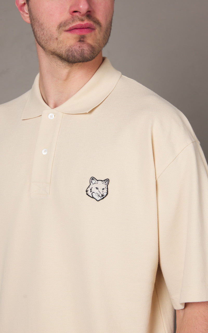 Maison Kitsuné Bold Fox Head Patch Oversize Polo Paper