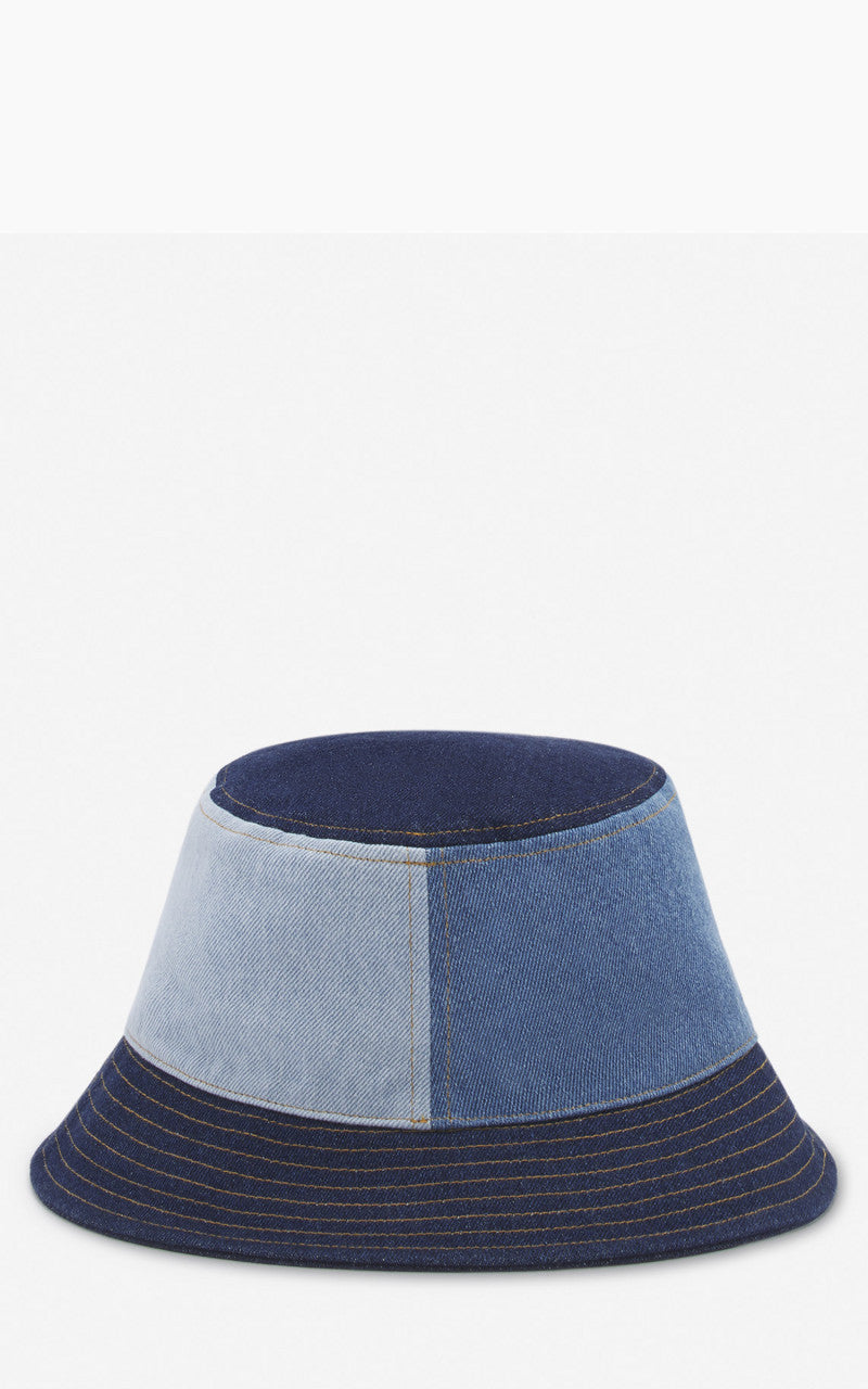 Maison Kitsuné Denim Bucket Hat Washed Indigo