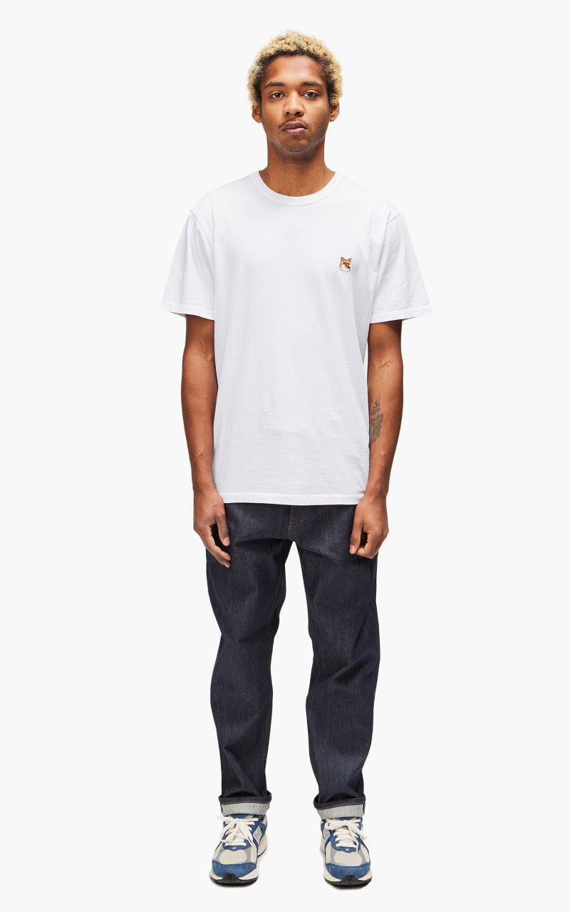 Maison Kitsuné Fox Head Patch Classic T-Shirt White