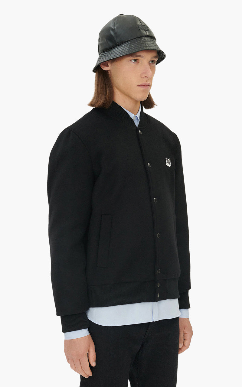 Maison Kitsuné Classic Teddy Jacket Black
