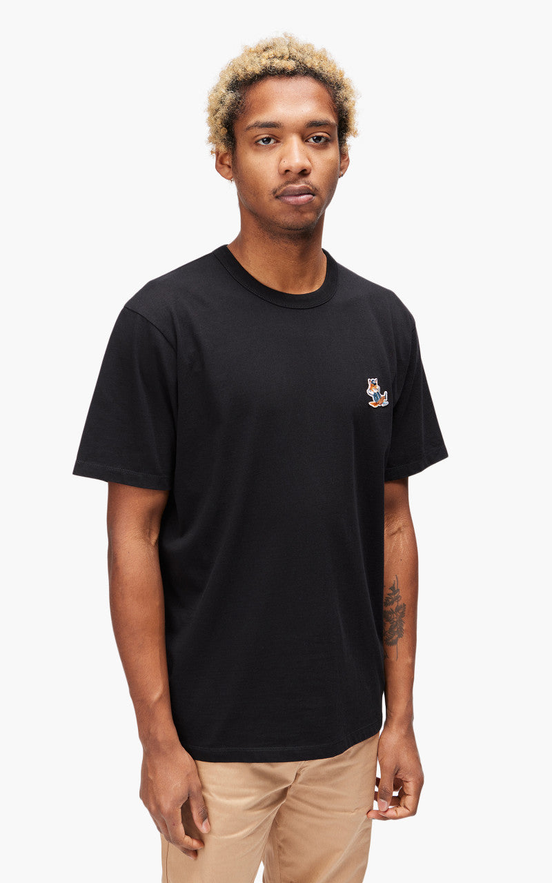 Maison Kitsuné Dressed Fox Patch Classic T-Shirt Black