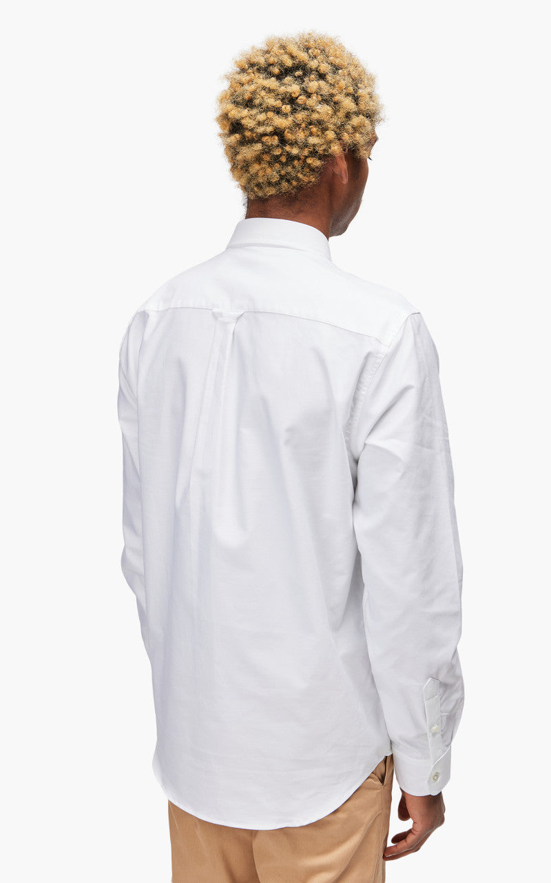 Maison Kitsuné Dressed Fox Patch Relaxed Shirt White