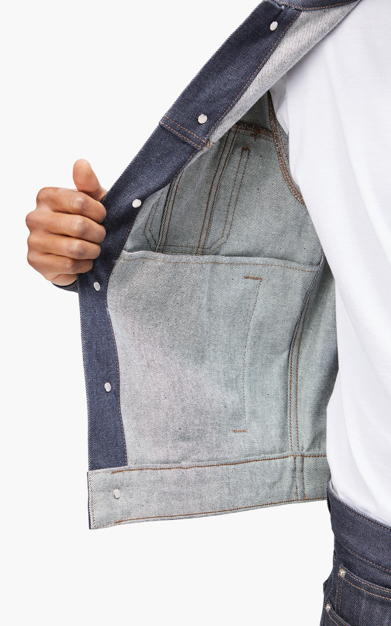 Maison Kitsuné Trucker Jacket Indigo