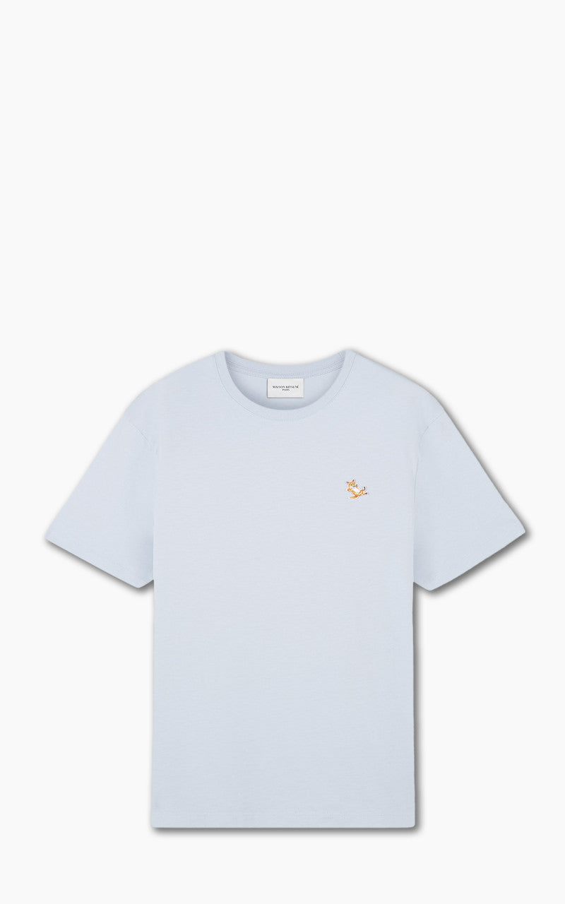 Maison Kitsuné Chillax Fox Patch Regular T-Shirt Sky Blue