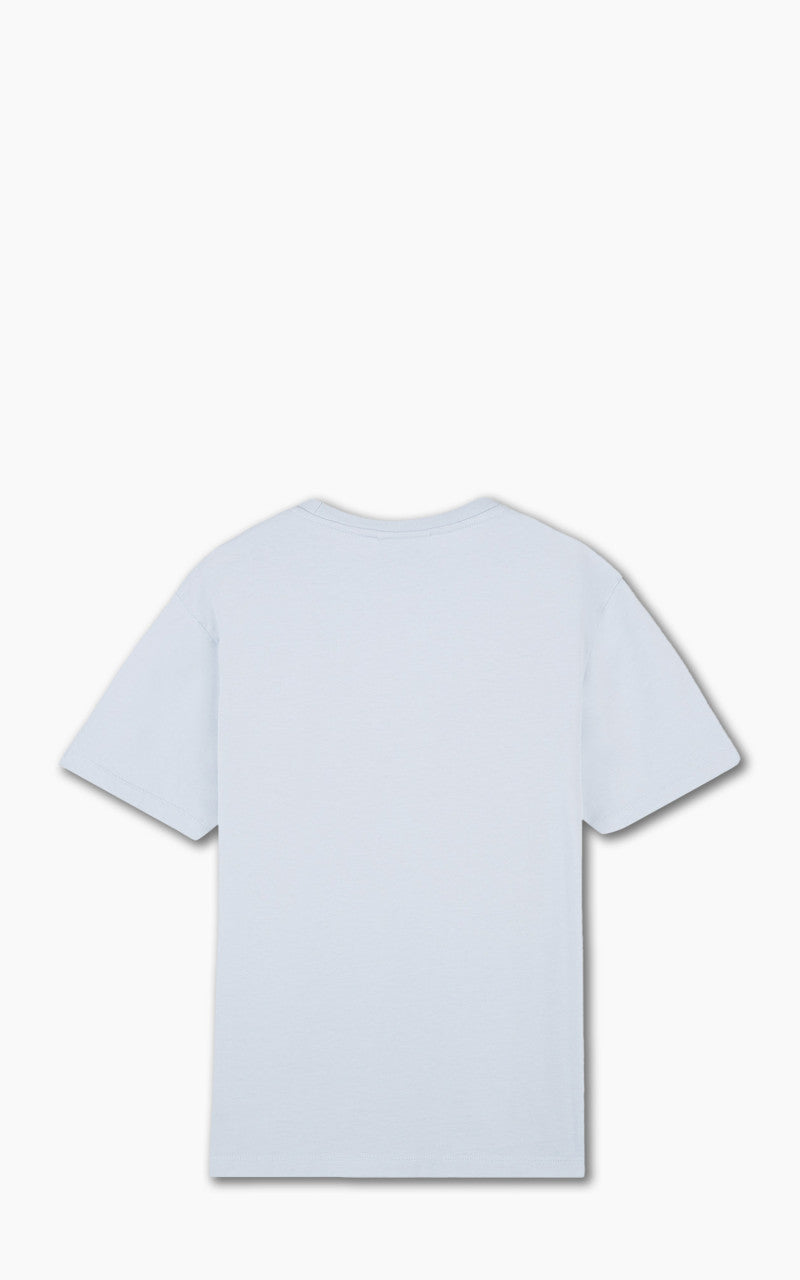 Maison Kitsuné Chillax Fox Patch Regular T-Shirt Sky Blue