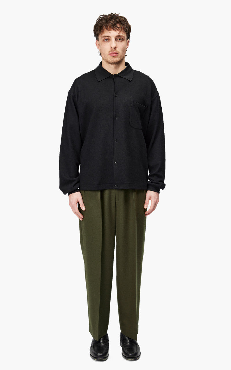 Markaware Double Pleated Trousers Olive