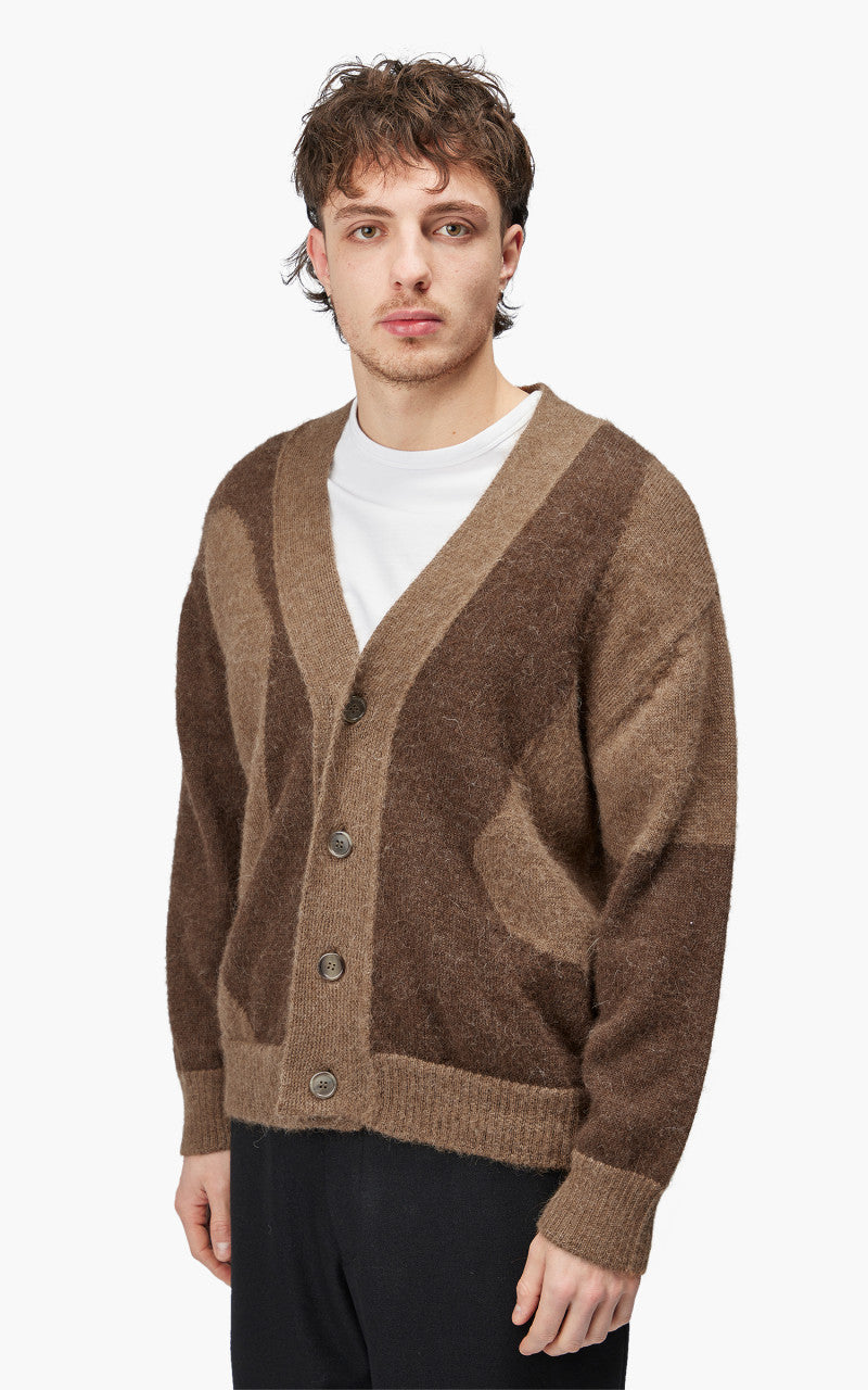 Markaware Alpaca Cardigan Natural Brown