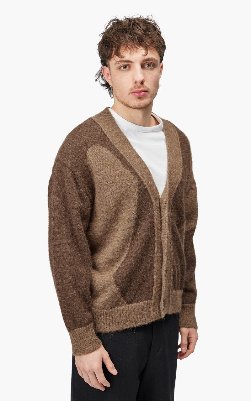 Markaware Alpaca Cardigan Natural Brown