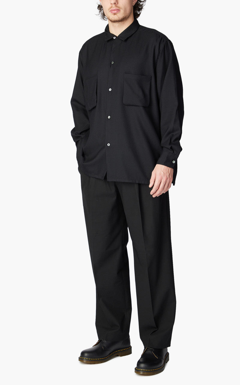 Markaware Double Pleated Easy Trouser Black