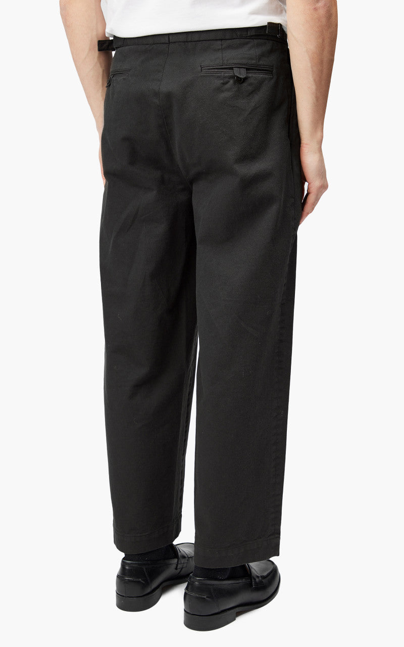 Markaware 'Marka' Officer Pants 2-Tuck Wide Charcoal