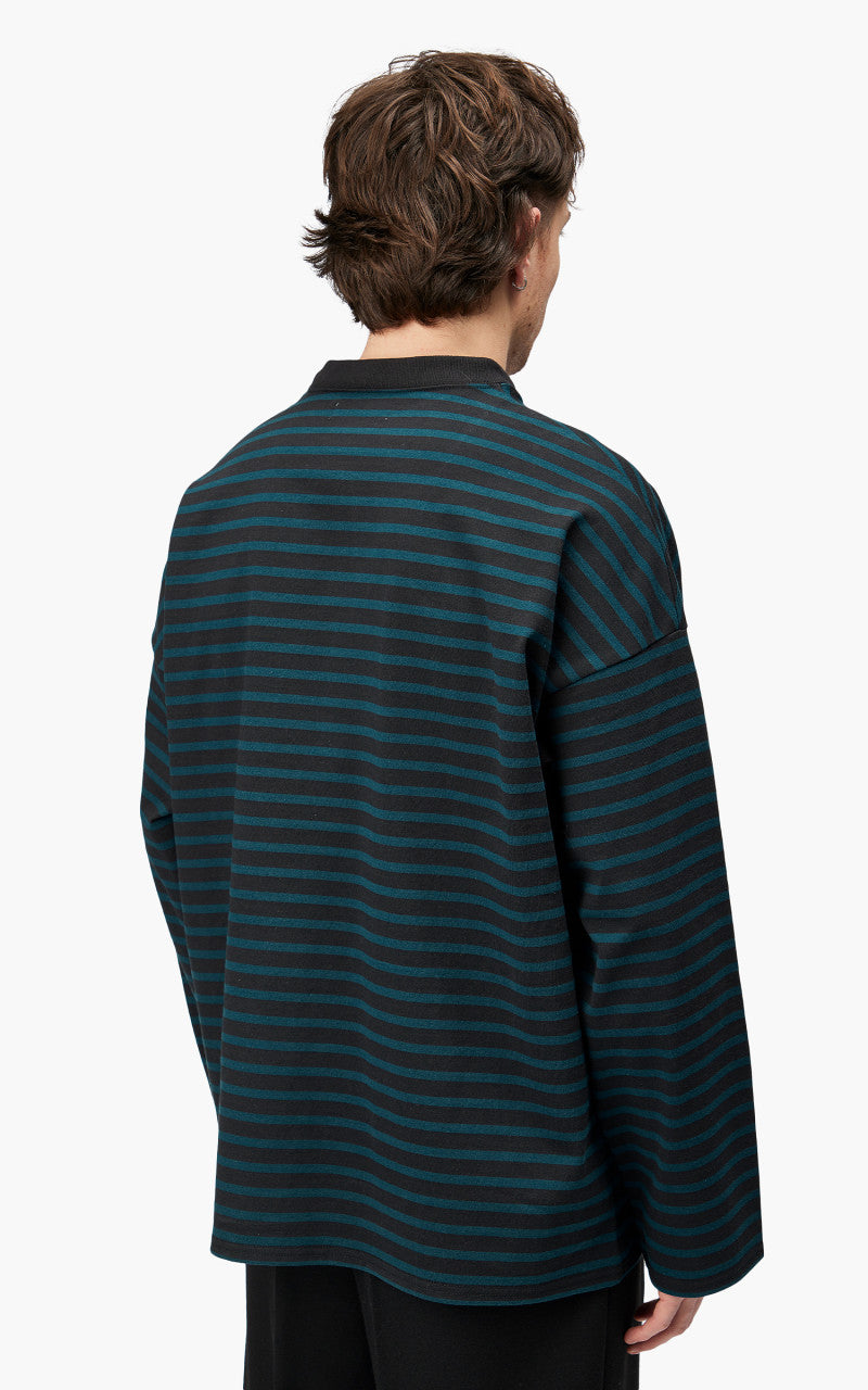 Markaware 'Marka' Oversize Tee L/S Black/Blue