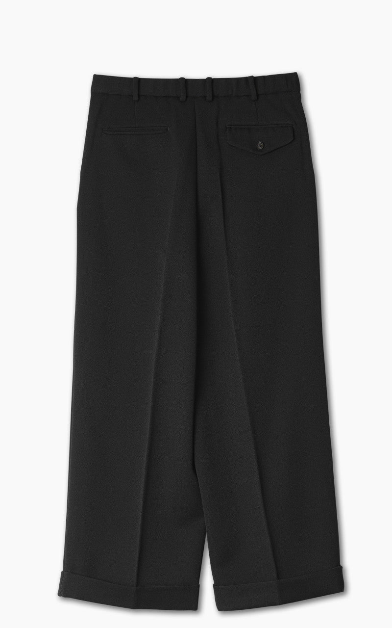 Markaware Pleated Wide Trousers Black