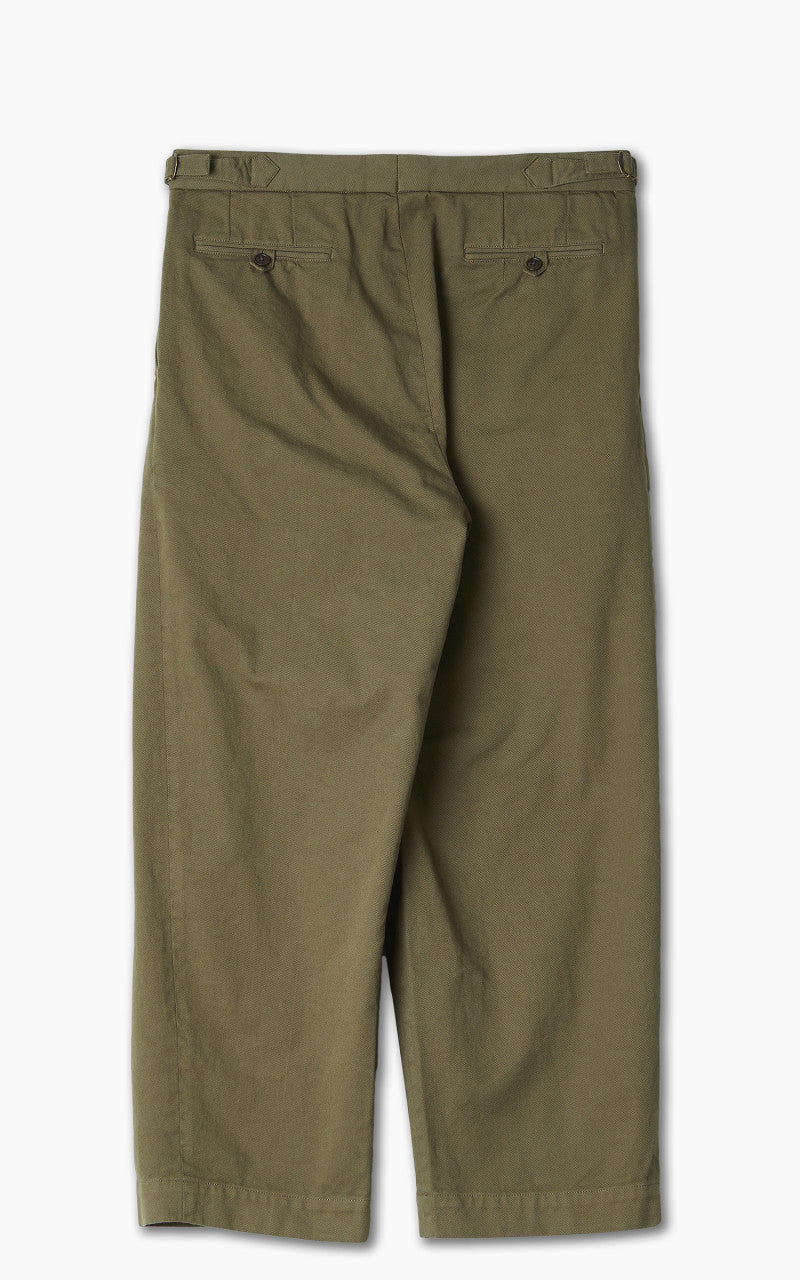 Markaware 'Marka' Officer Pants 2-Tuck Wide Khaki