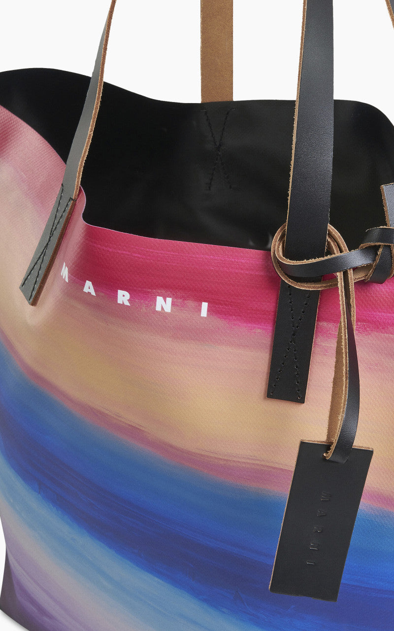 Marni Tribeca Shopping Bag Dark Side Of The Moon Print