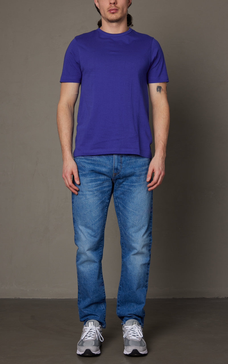 Merz b. Schwanen 1950s Crew Neck Tee Vintage Blue