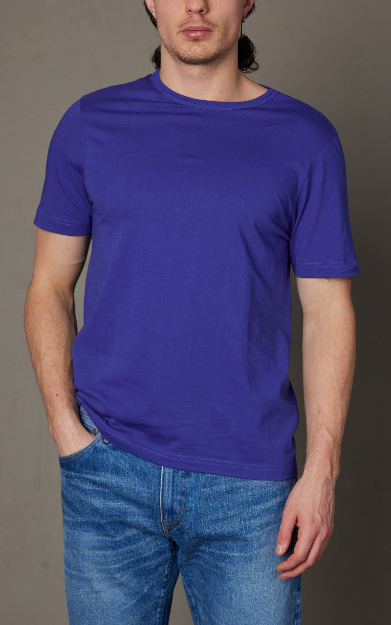 Merz b. Schwanen 1950s Crew Neck Tee Vintage Blue