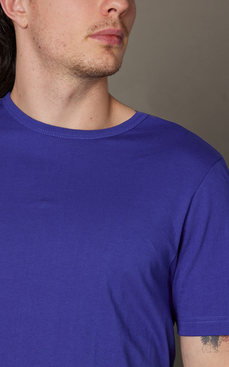 Merz b. Schwanen 1950s Crew Neck Tee Vintage Blue