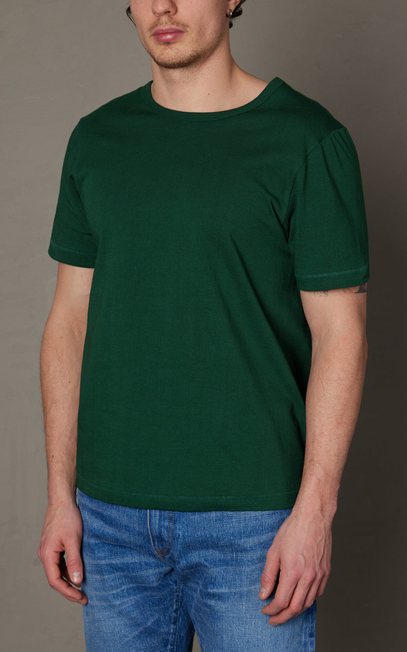 Merz b. Schwanen 215 Heavyweight Crew Neck Tee Classic Green