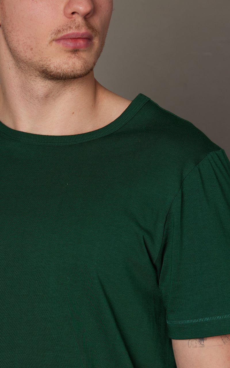 Merz b. Schwanen 215 Heavyweight Crew Neck Tee Classic Green