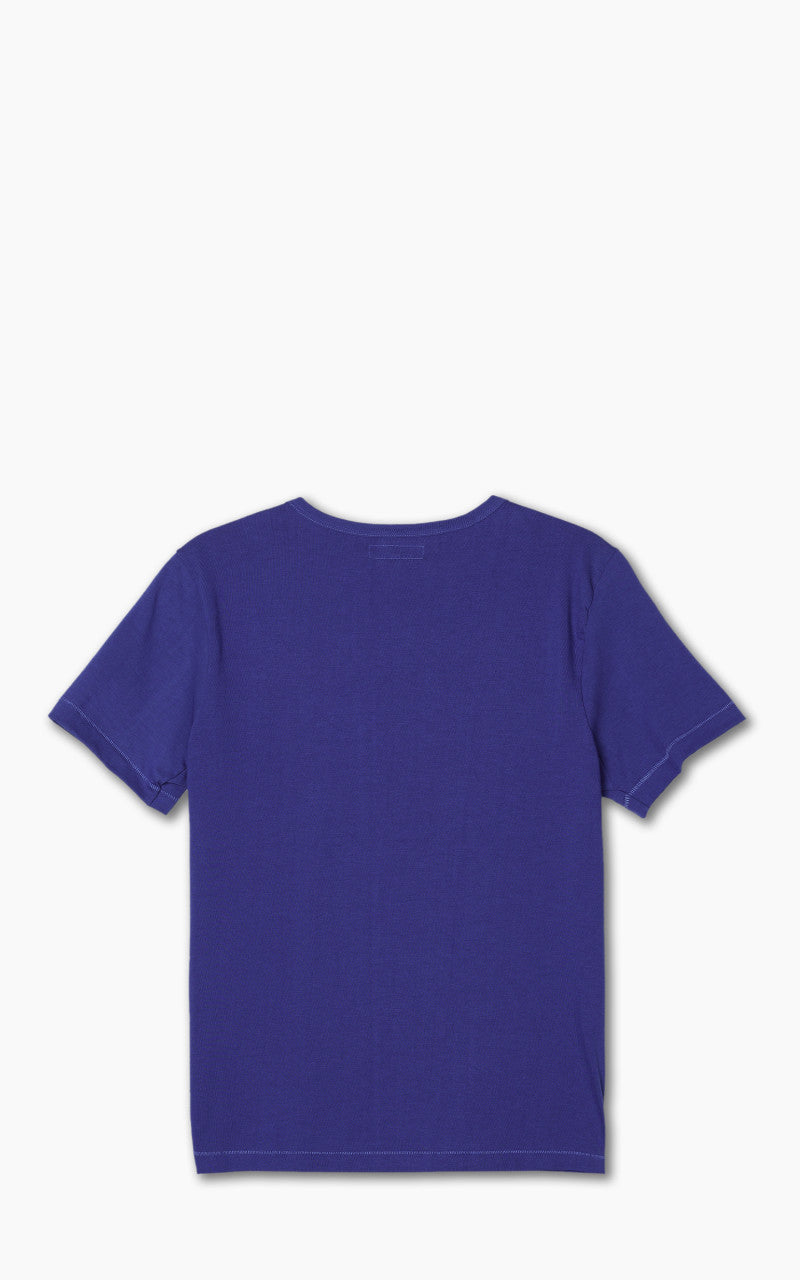 Merz b. Schwanen 215 Heavyweight Crew Neck Tee Vintage Blue