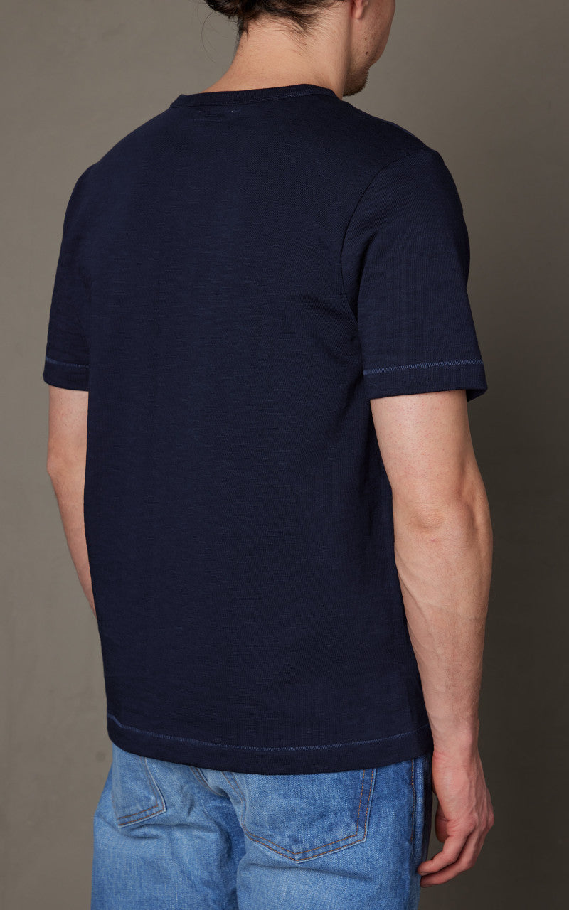 Merz b. Schwanen 2S14 Crew Neck Tee Ink Blue