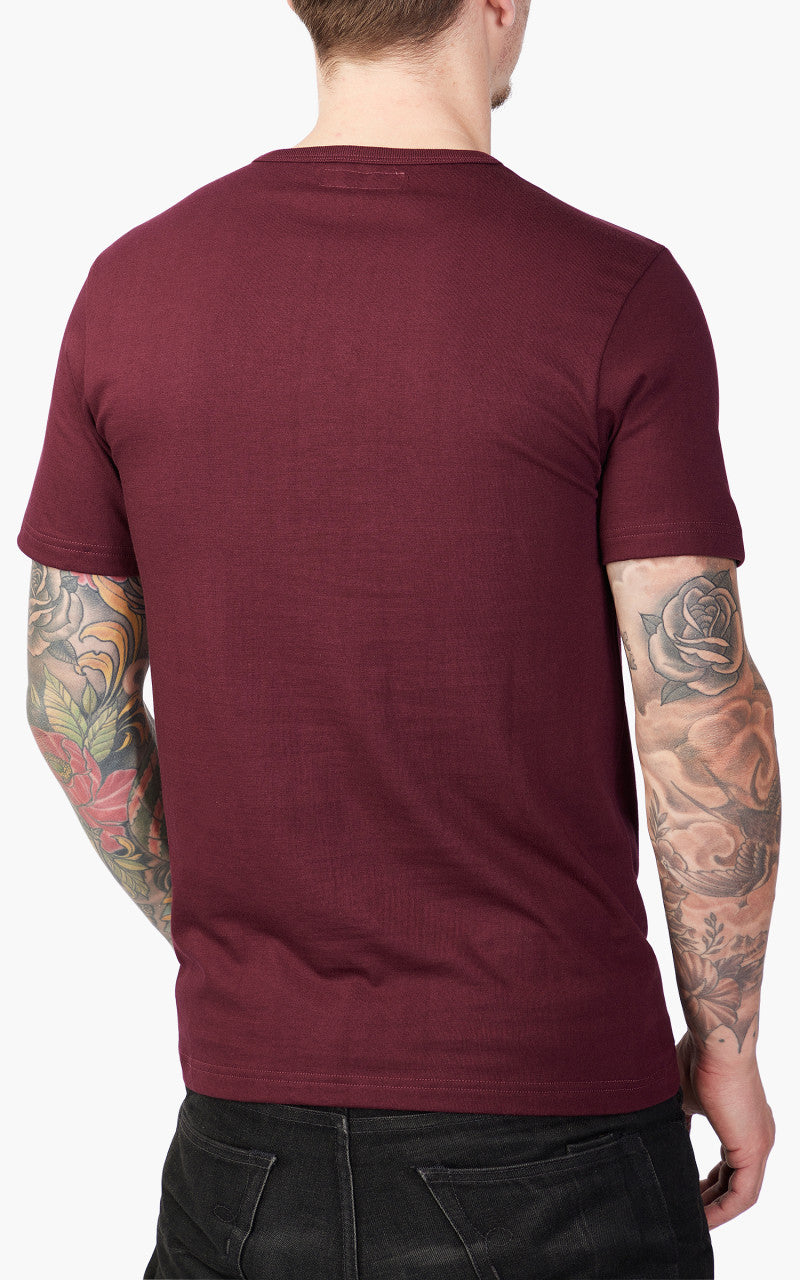 Merz b. Schwanen 1950s Crew Neck Tee Ruby Red