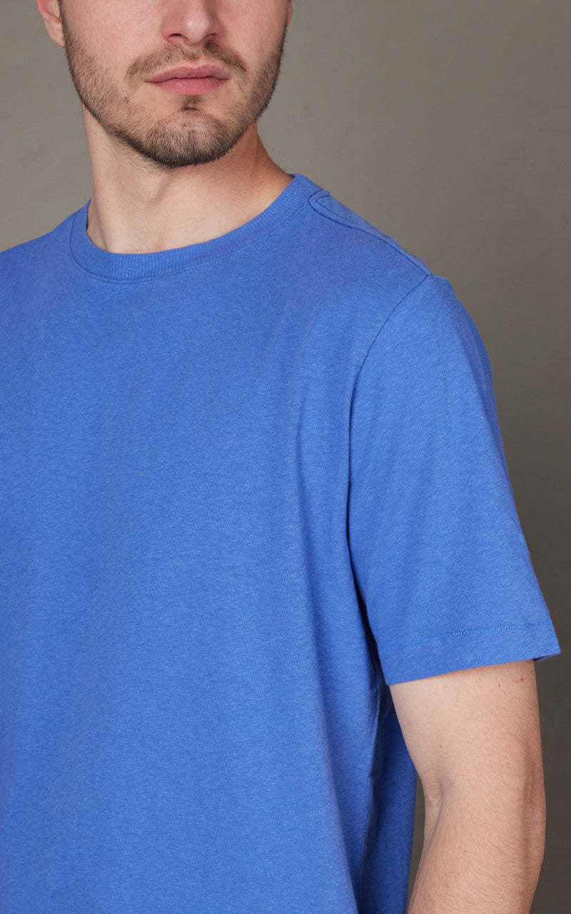 Merz b. Schwanen HPT01 T-Shirt Washed Blue