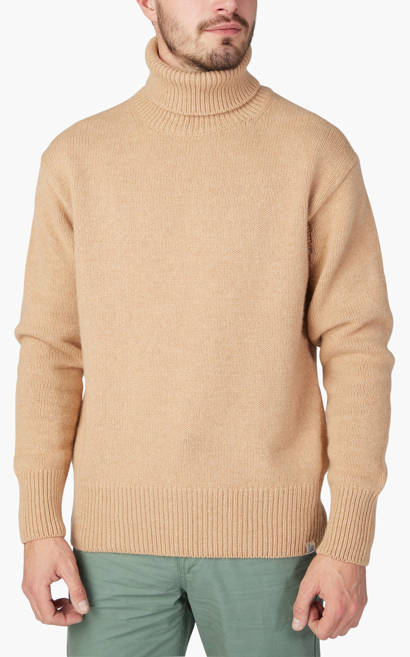 Merz b. Schwanen LOCT01 Roll Neck Pullover Toffee