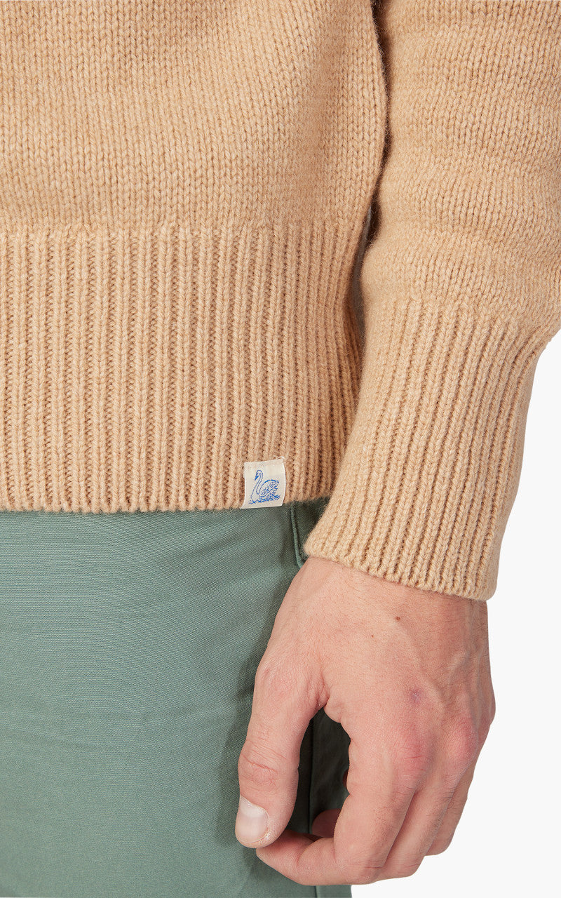Merz b. Schwanen LOCT01 Roll Neck Pullover Toffee
