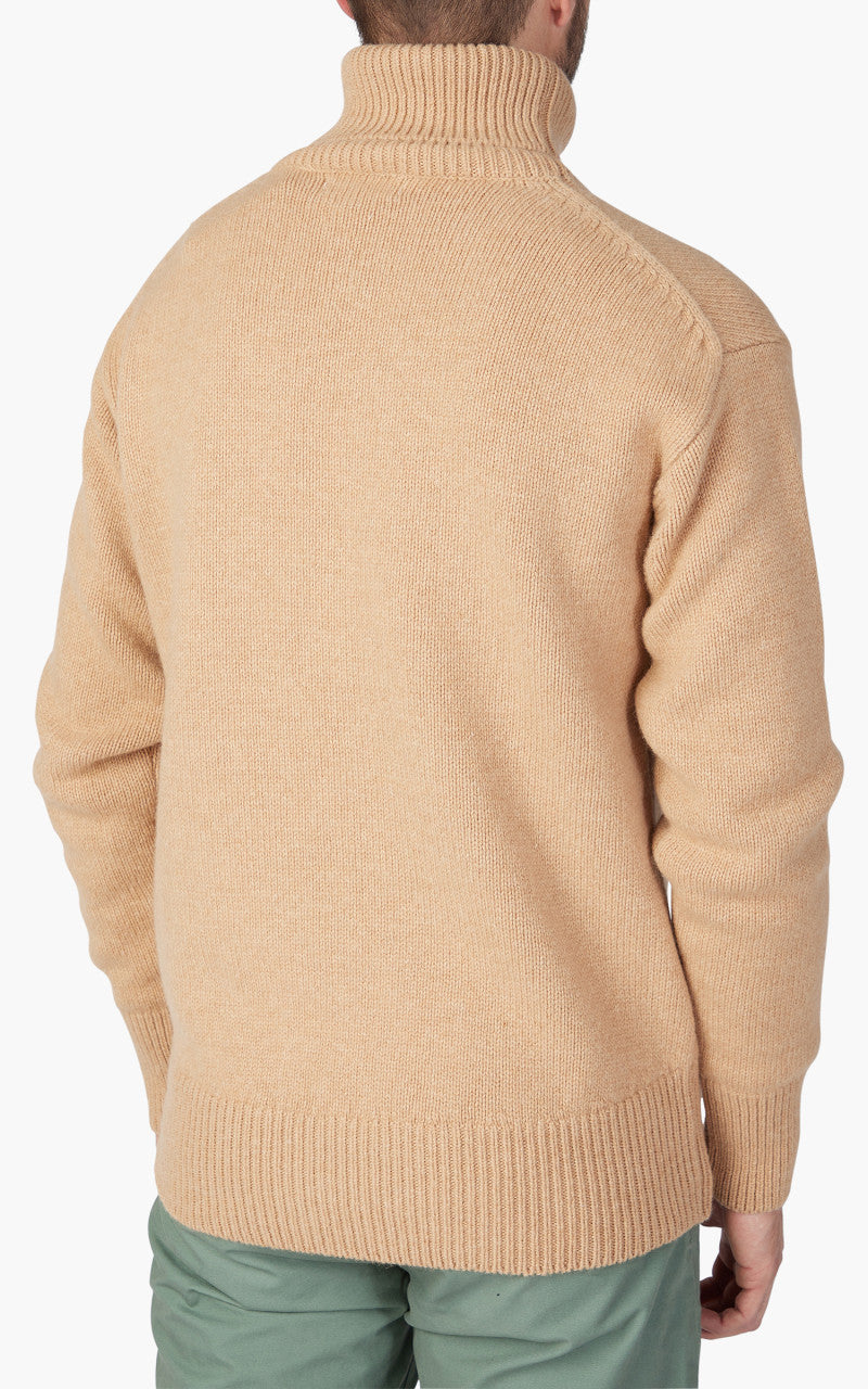 Merz b. Schwanen LOCT01 Roll Neck Pullover Toffee