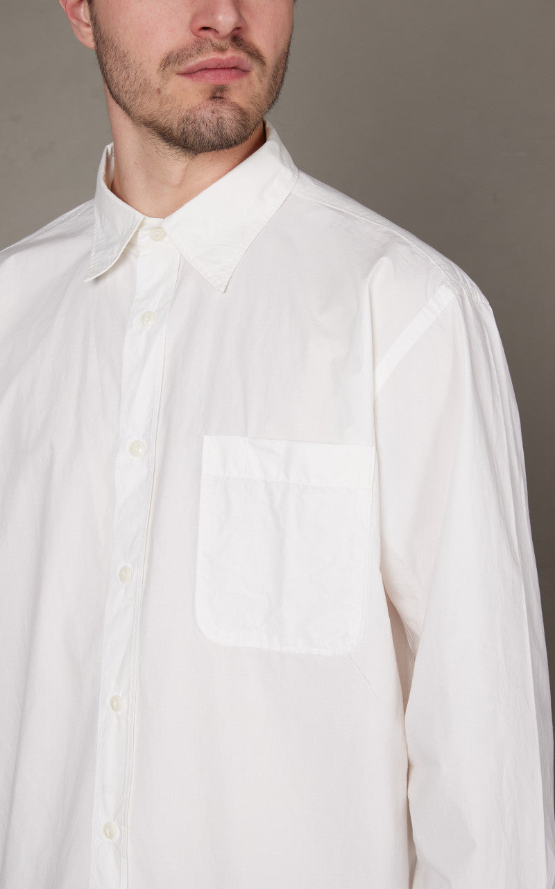 Merz b. Schwanen SHIRT01 Relaxed Fit Shirt White