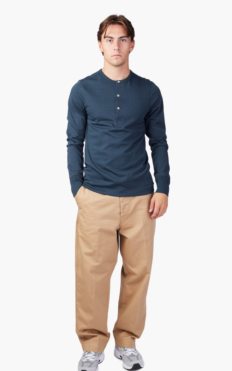 Merz b. Schwanen 206 Henley Mineral Blue