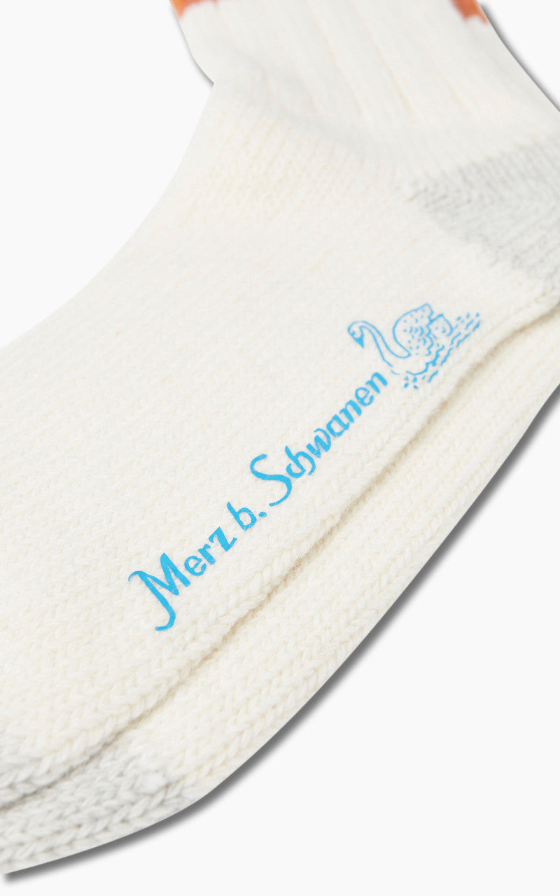 Merz b. Schwanen RW04 Socks Recycled Wool Nature/Amber