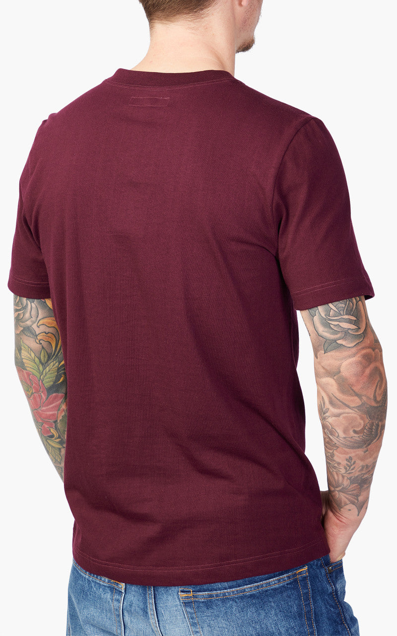 Merz b. Schwanen 1940s Crew Neck Tee Ruby Red
