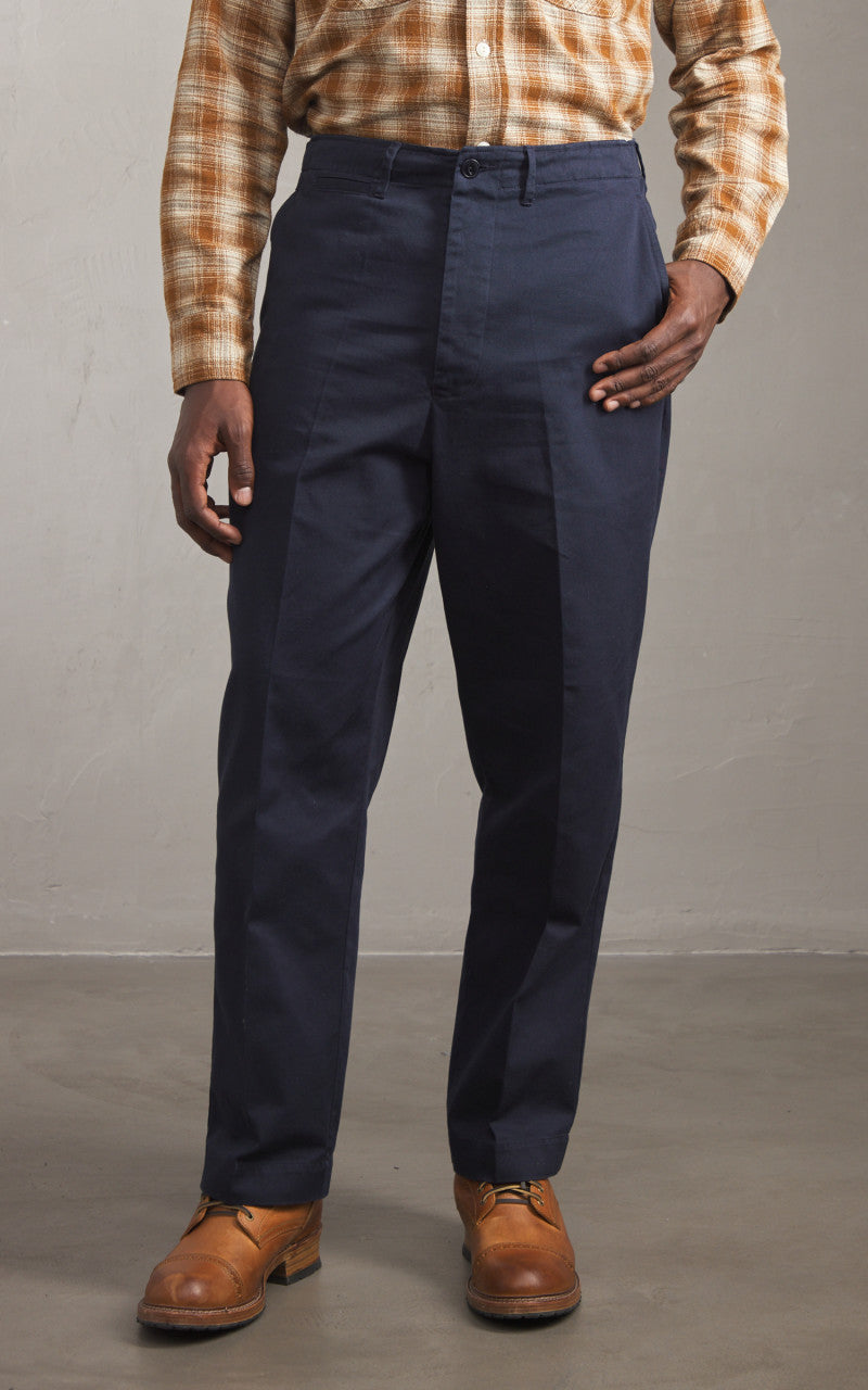 Merz b. Schwanen CHINO01 Chino Relaxed Dark Navy