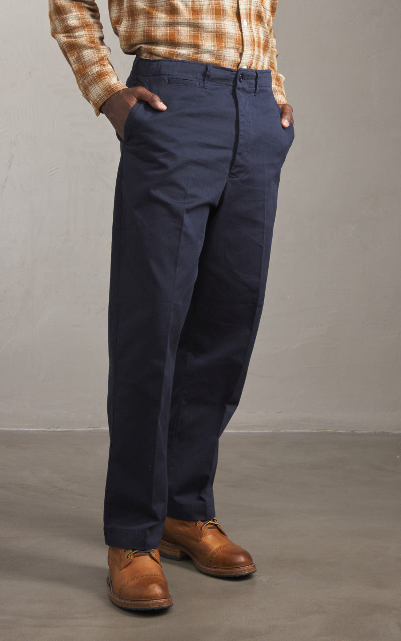 Merz b. Schwanen CHINO01 Chino Relaxed Dark Navy