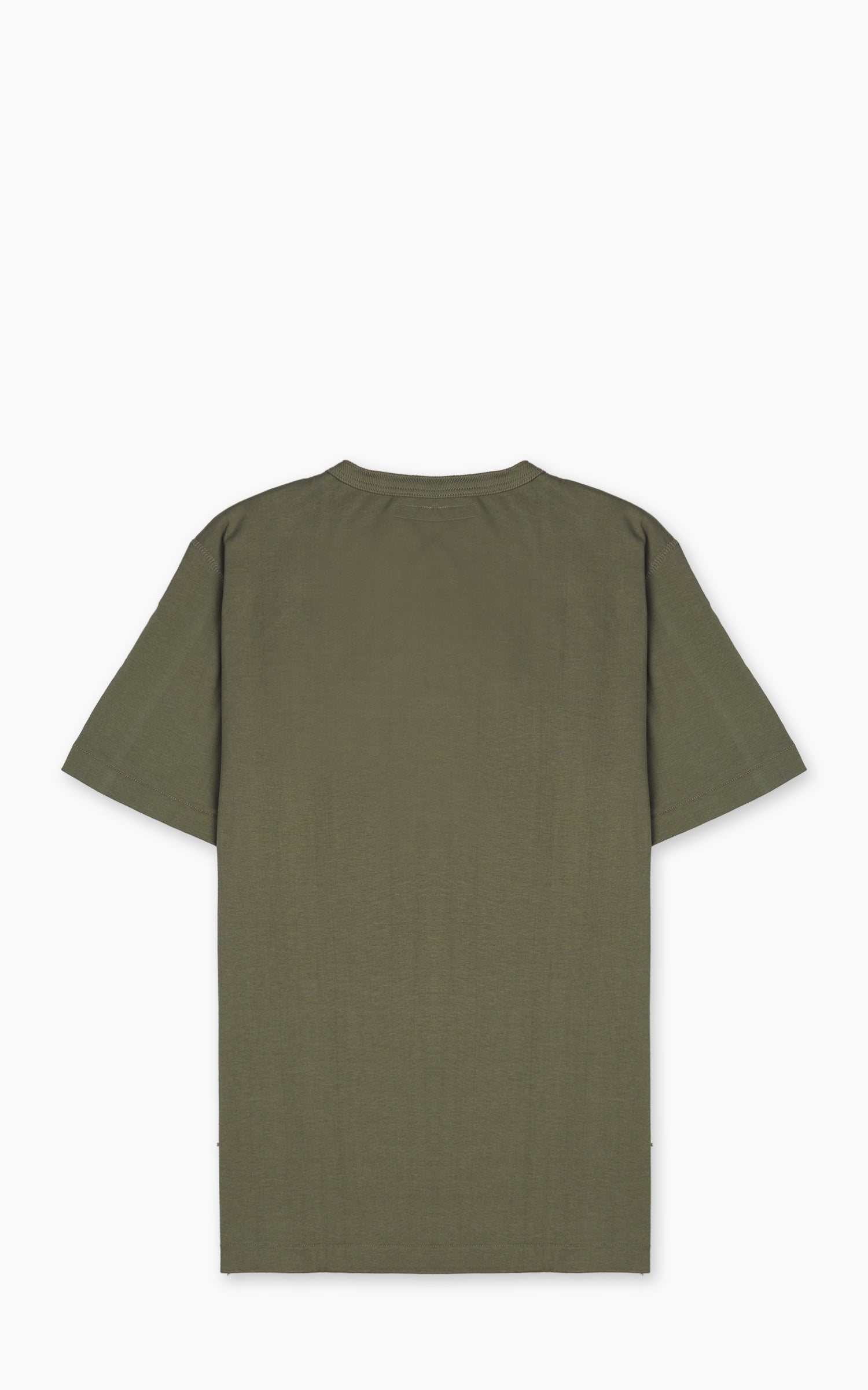 Merz b. Schwanen 204SL Loopwheeled Henley T-Shirt Army