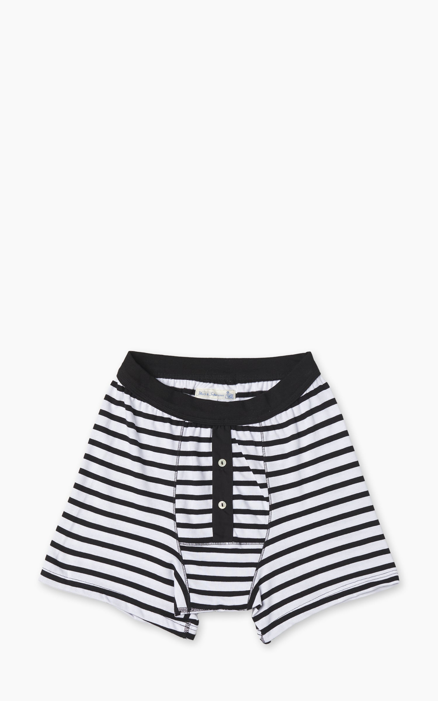 Merz b. Schwanen 2M55 Button Facing Underpants Black/White