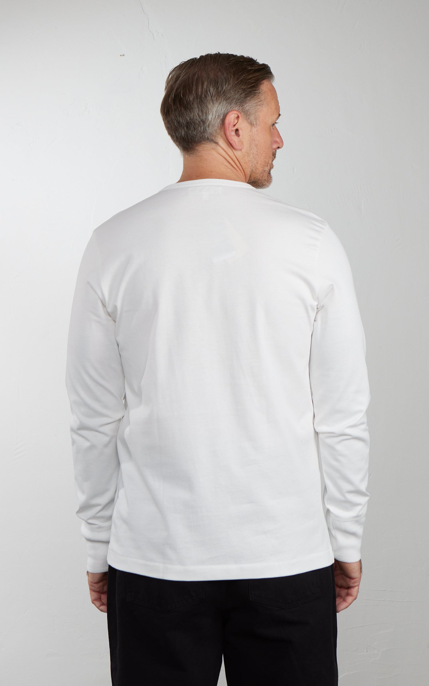 Merz b. Schwanen 2M06 Vintage Machine Refined Longsleeve White