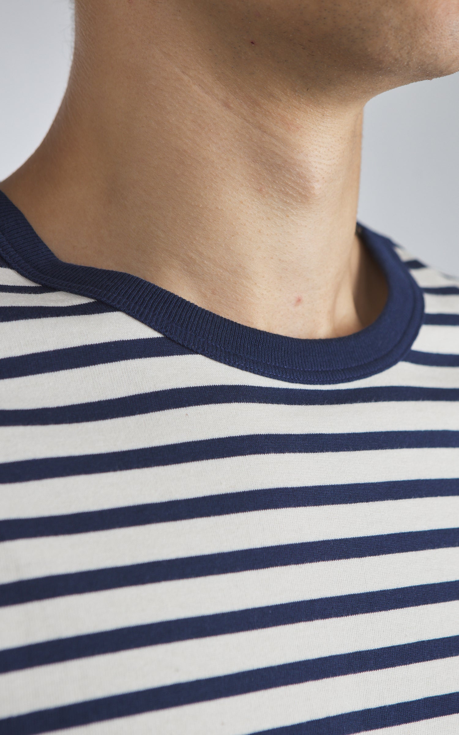 Merz b. Schwanen 2M18 Loopwheeled Longsleeve T-Shirt Ink/Nature