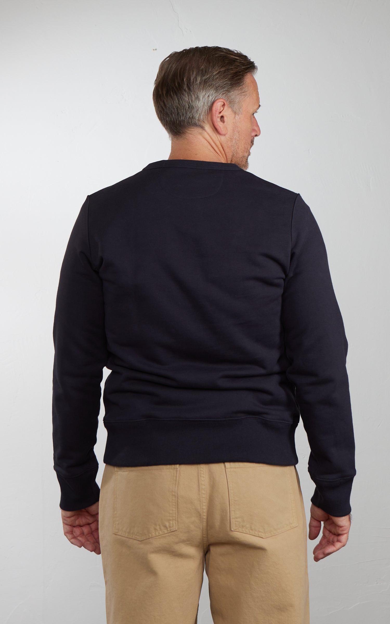 Merz b. Schwanen 3S48 Heavy Sweatshirt Dark Navy