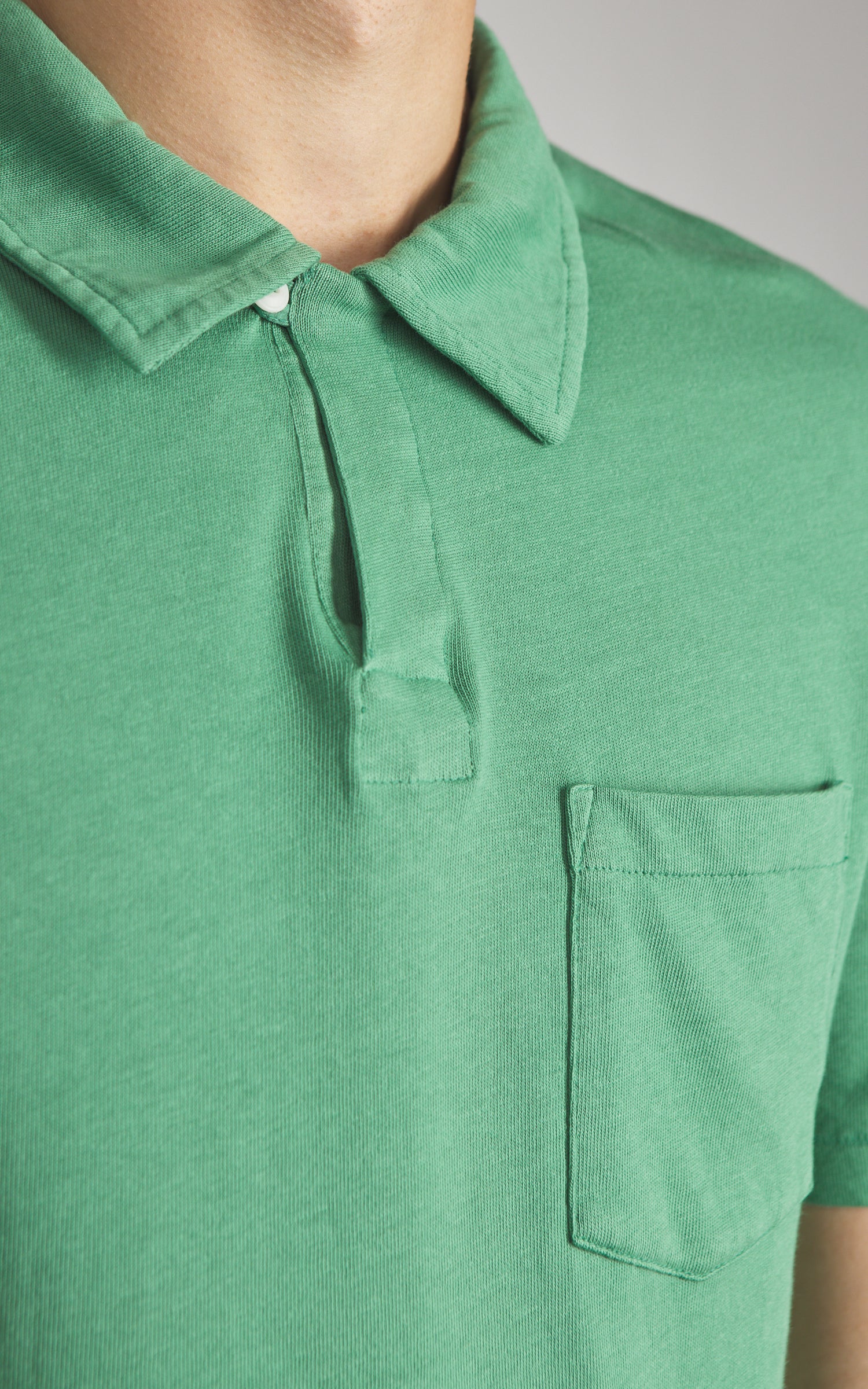 Merz b. Schwanen PLP04 Polo Shirt Grass