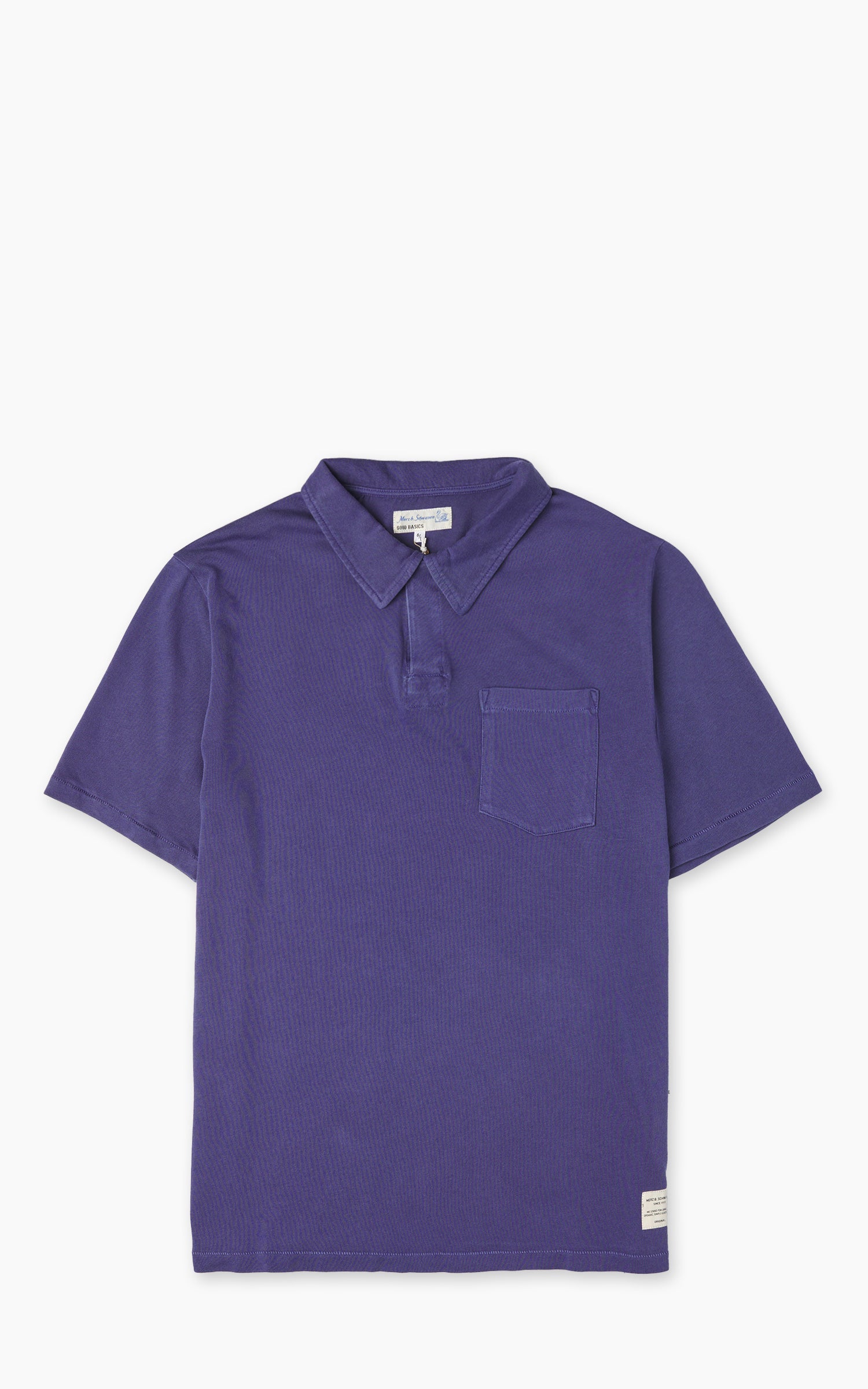 Merz b. Schwanen PLP04 Polo Shirt Purple Blue