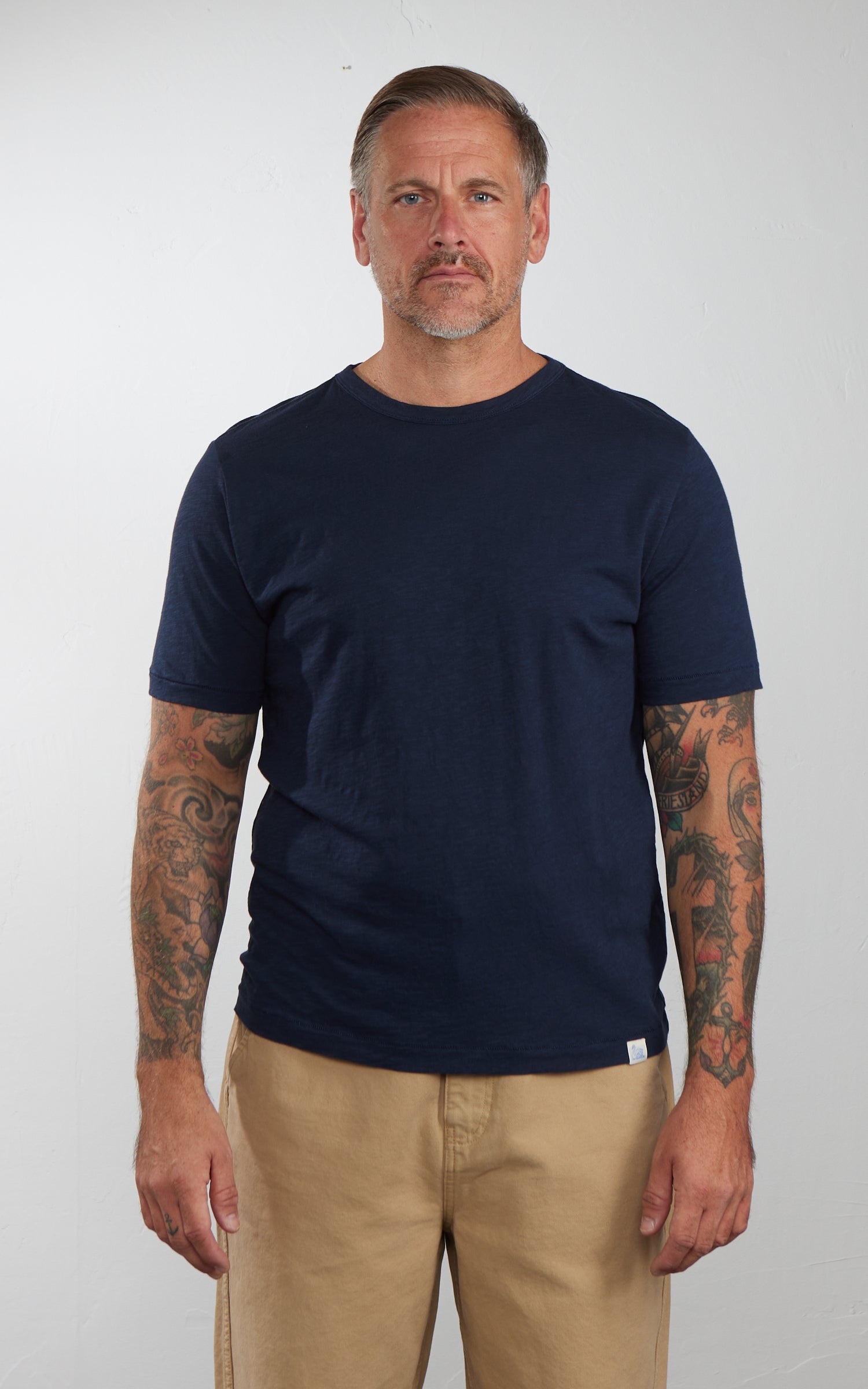 Merz b. Schwanen SCT04 T-Shirt Deep Blue