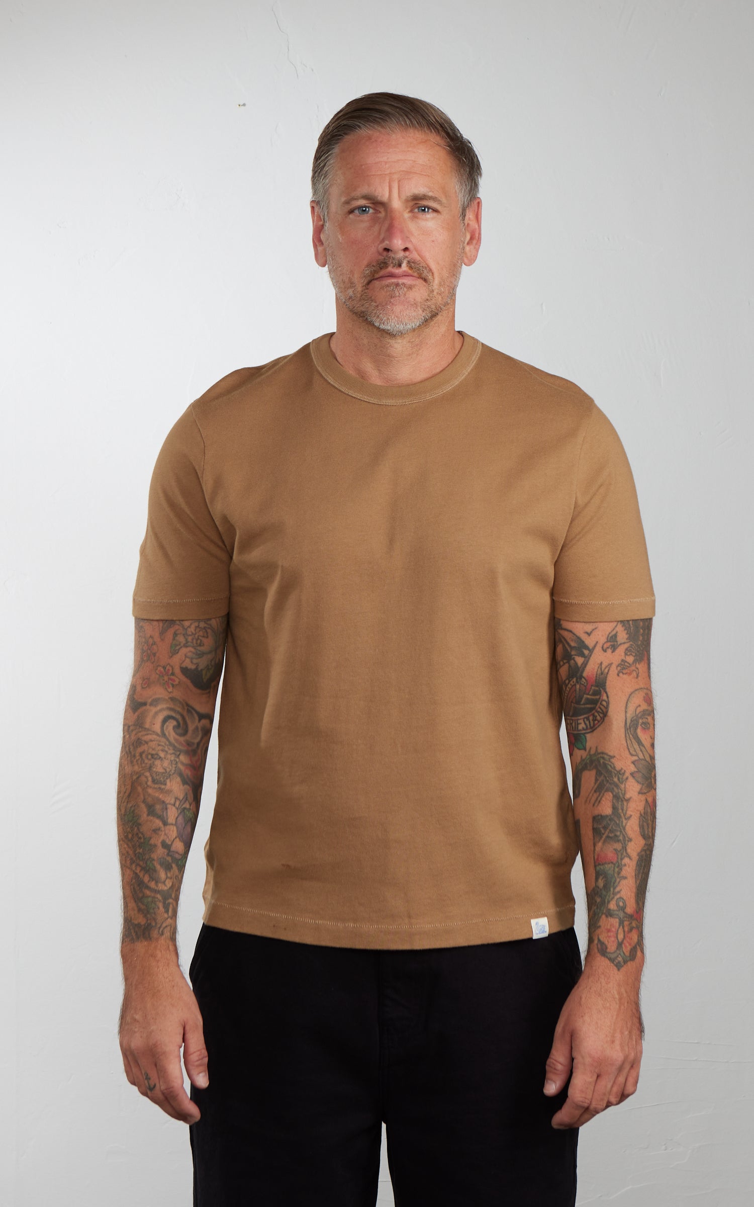 Merz b. Schwanen TEE03 Tee Dusted Khaki