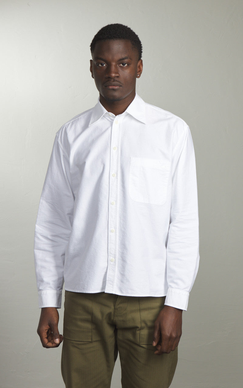 Merz b. Schwanen SHIRT11OX Oxford Shirt White