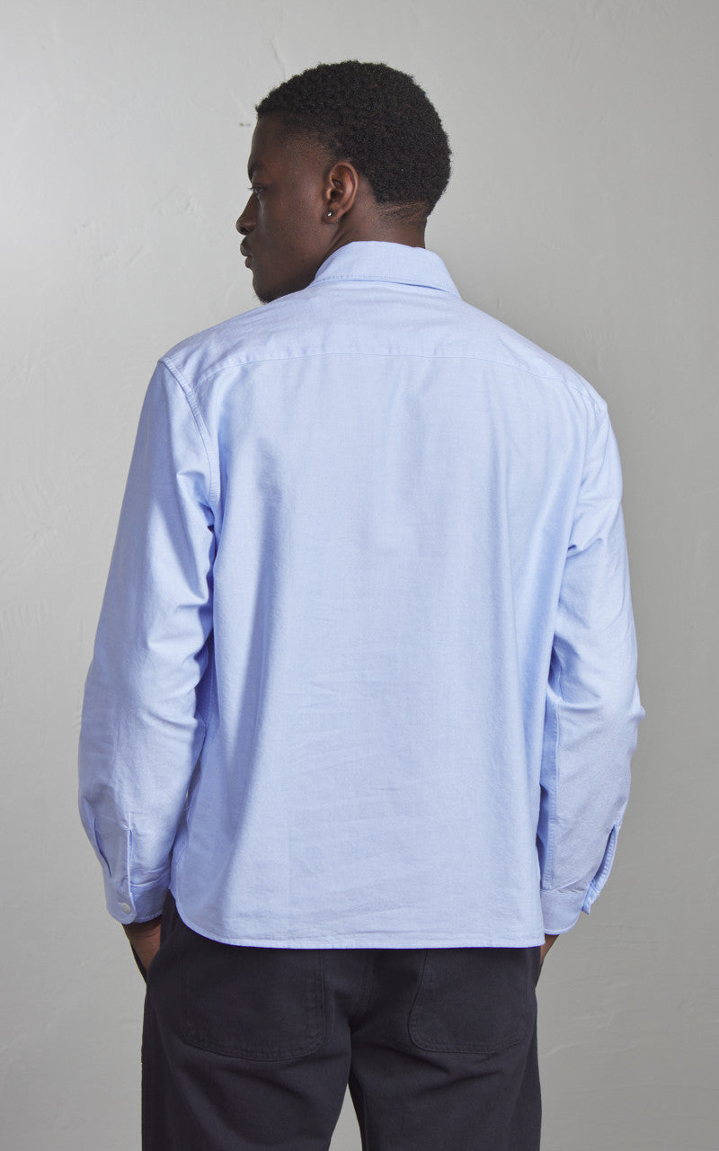 Merz b. Schwanen SHIRT11OX Oxford Shirt Light Blue